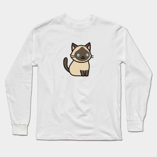 Siamese Cat Long Sleeve T-Shirt